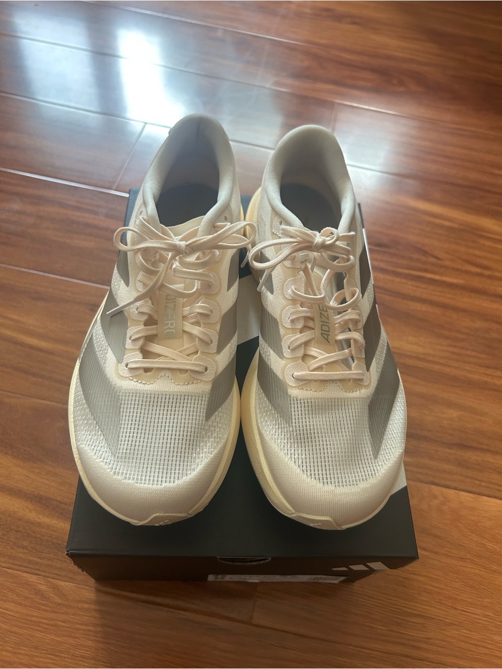adidas Men’s Athletic Sneakers in Beige and Gray